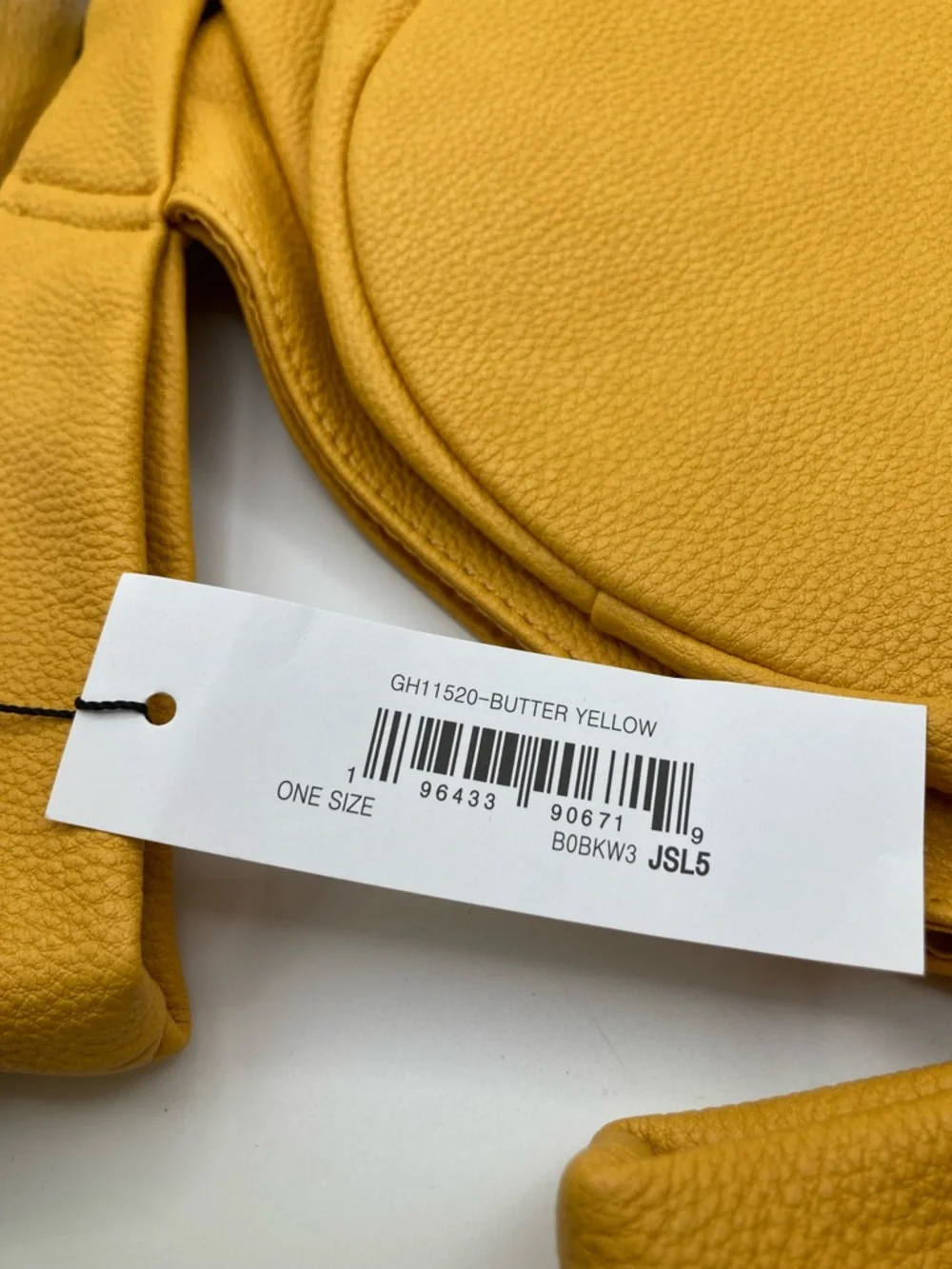 NWT The Drop Avalon Small Tote Bag Butter Yellow Vegan Leather Wristlet Handbag - Picture 5 of 10